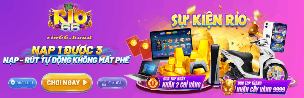Rio66 - Khám Phá Cổng Game Bắn Cá Đổi Thưởng Hàng Đầu 1 Rio66 Banner